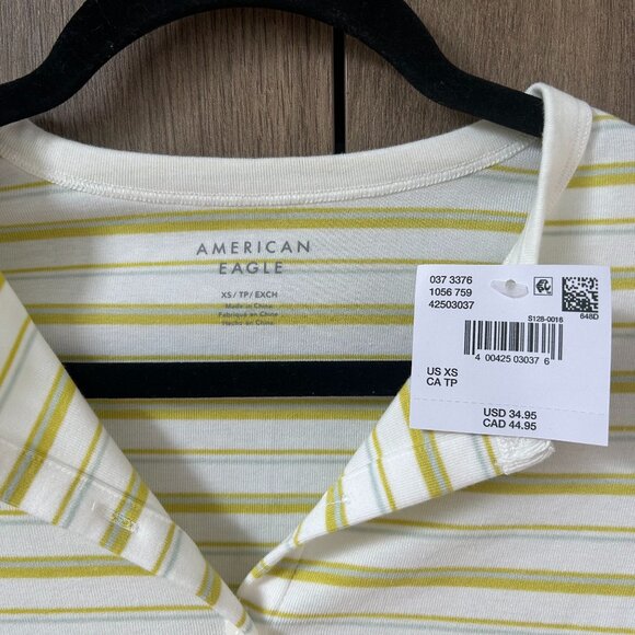 AE LONG-SLEEVE BUTTON-UP T-SHIRT - Picture 2 of 5